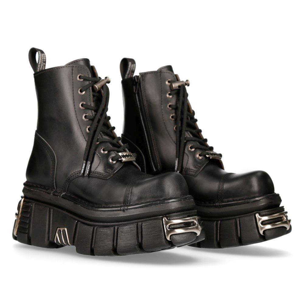 New Rock - MNEWMILI083S37 Plateau Laarzen - Zwart Product image